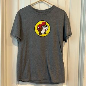 Buc-ees Heather gray T-shirt